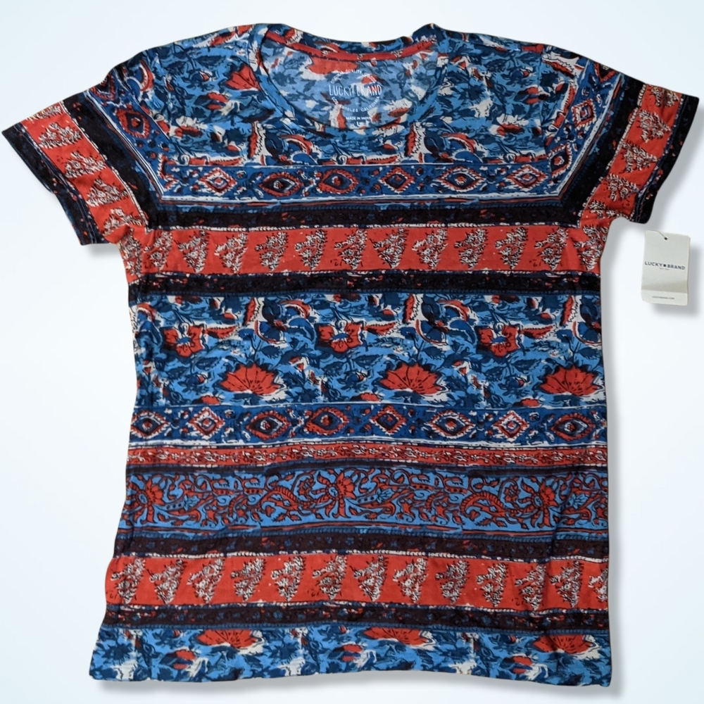 NWT Lucky Brand Floral Top